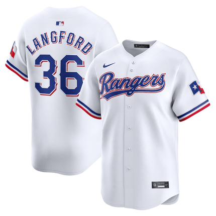 Wyatt Langford Texas Rangers 2024-2025 Home Limited Player White Jersey