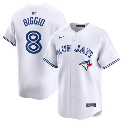 Cavan Biggio Toronto Blue Jays 2024-2025 Home Limited Player White Jersey