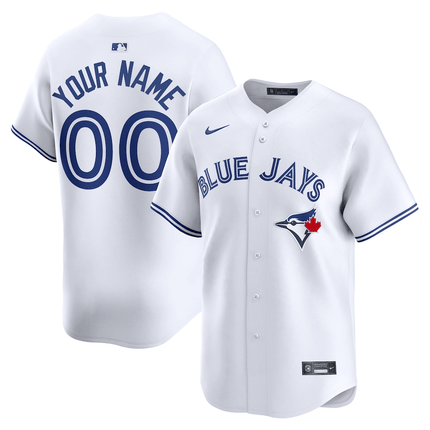 Custom Toronto Blue Jays 2024-2025 Home Limited Player White Jersey