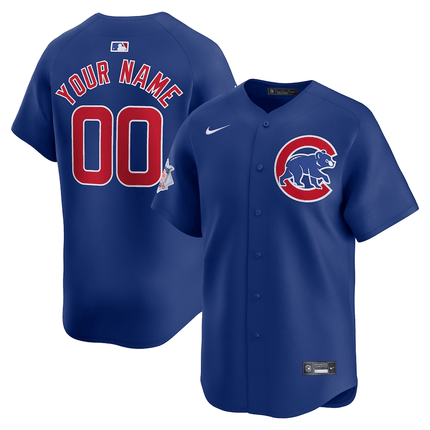 Custom Chicago Cubs 2024-2025 Alternate Limited Royal Jersey