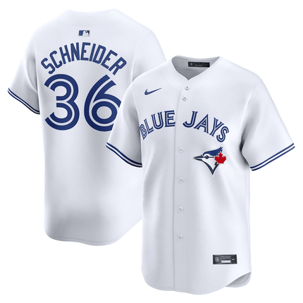 Davis Schneider Toronto Blue Jays 2024-2025 Home Limited Player White Jersey