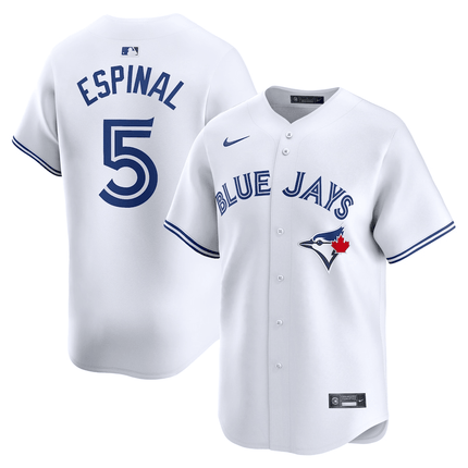 Santiago Espinal Toronto Blue Jays 2024-2025 Home Limited Player White Jersey
