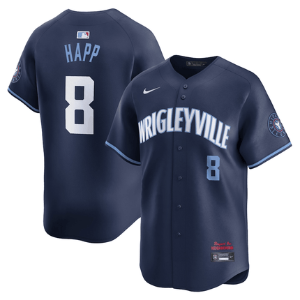 Ian Happ Chicago Cubs 2024-2025 City Connect Limited Navy Jersey