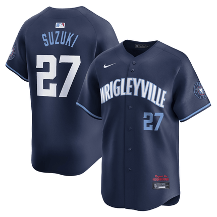 Seiya Suzuki Chicago Cubs 2024-2025 City Connect Limited Navy Jersey