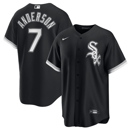 Tim Anderson Chicago White Sox 2024-2025 Alternate Team Black Jersey