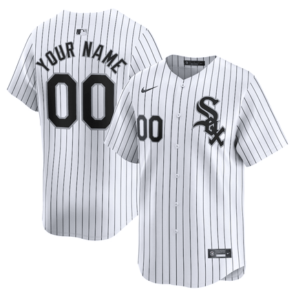 Custom Chicago White Sox 2024-2025 Home Limited White Jersey