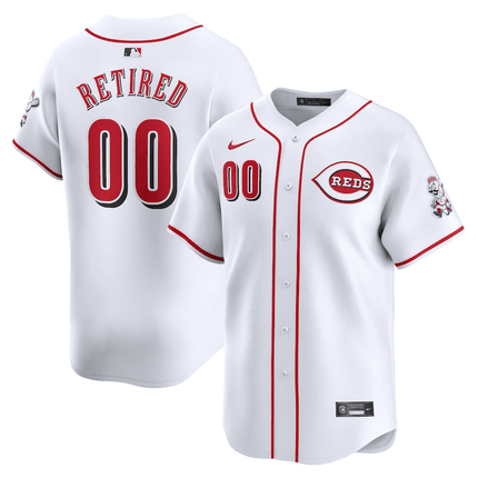 Custom Cincinnati Reds 2024-2025 Home Limited Player White Jersey
