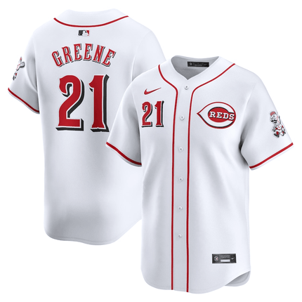 Hunter Greene Cincinnati Reds 2024-2025 Home Limited Player White Jersey