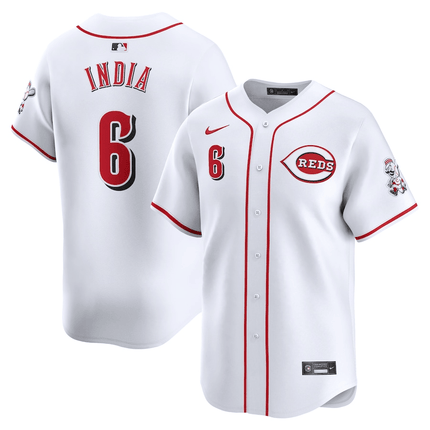 Jonathan India Cincinnati Reds 2024-2025 Home Limited Player White Jersey