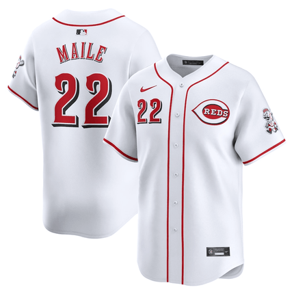 Luke Maile Cincinnati Reds 2024-2025 Home Limited Player White Jersey