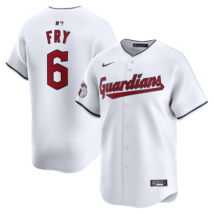 David Fry Cleveland Guardians 2024-2025 Home Limited White Jersey