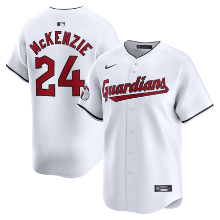Triston McKenzie Cleveland Guardians 2024-2025 Home Limited White Jersey