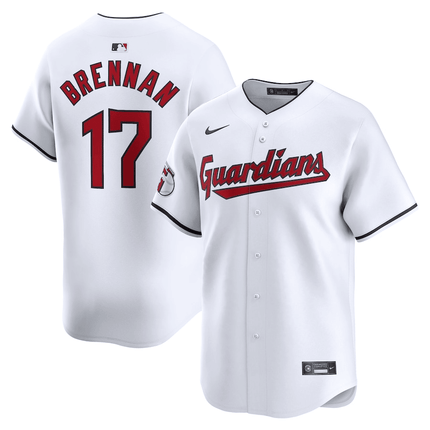 Will Brennan Cleveland Guardians 2024-2025 Home Limited White Jersey