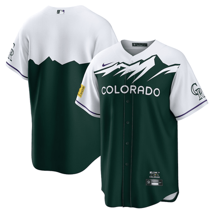 Colorado Rockies 2024-2025 City Connect Team Green Jersey