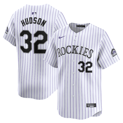 Dakota Hudson Colorado Rockies 2024-2025 Home Limited White Jersey