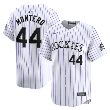 Elehuris Montero Colorado Rockies 2024-2025 Home Limited White Jersey