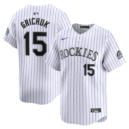 Randal Grichuk Colorado Rockies 2024-2025 Home Limited White Jersey