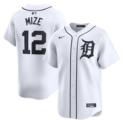 Casey Mize Detroit Tigers 2024-2025 Home Limited Player White Jersey