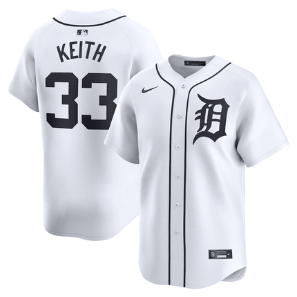 Colt Keith Detroit Tigers 2024-2025 Home Limited Player White Jersey