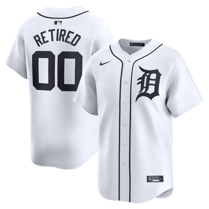 Detroit Tigers 2024-2025 Home Limited Pick-A-Player Retired Roster White Jersey