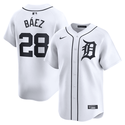 Javier Baez Detroit Tigers 2024-2025 Home Limited White Jersey