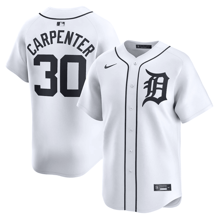 Kerry Carpenter Detroit Tigers 2024-2025 Home Limited White Jersey