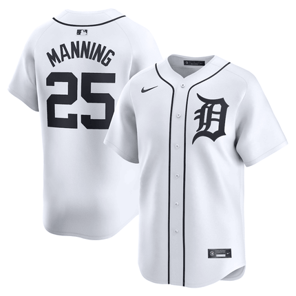 Matt Manning Detroit Tigers 2024-2025 Home Limited White Jersey