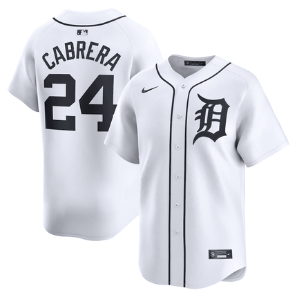 Miguel Cabrera Detroit Tigers 2024-2025 Home Limited White Jersey