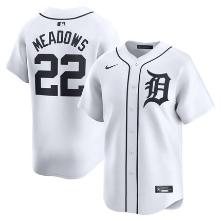 Parker Meadows Detroit Tigers 2024-2025 Home Limited White Jersey