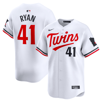 Joe Ryan Minnesota Twins 2024-2025 Home Limited Player White Jersey
