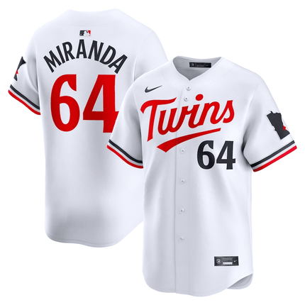 Jose Miranda Minnesota Twins 2024-2025 Home Limited Player White Jersey