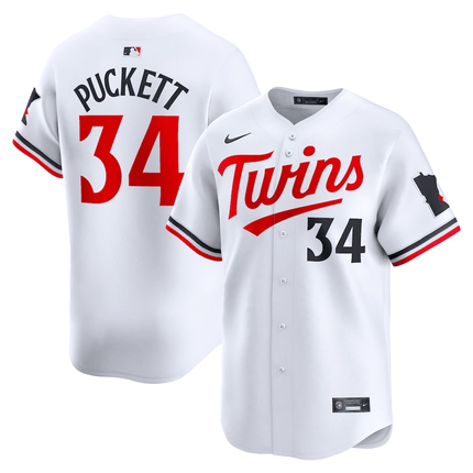 Kirby Puckett Minnesota Twins 2024-2025 Home Limited Player White Jersey