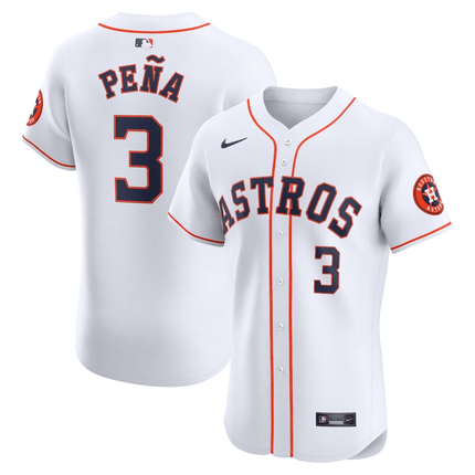 Jeremy Peña Houston Astros 2024-2025 Home Team White Jersey