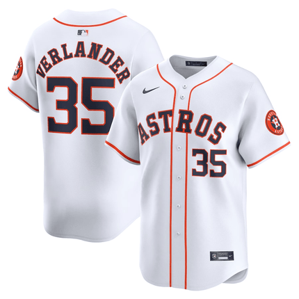 Justin Verlander Houston Astros 2024-2025 Home Team White Jersey
