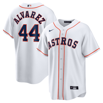 Yordan Álvarez Houston Astros 2024-2025 Home Team White Jersey