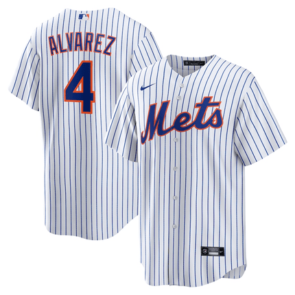 Francisco Alvarez New York Mets 2024-2025 Home Player White Jersey