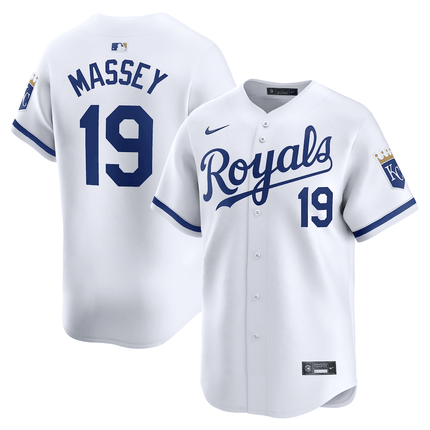 Michael Massey Kansas City Royals 2024-2025 Home Limited White Jersey