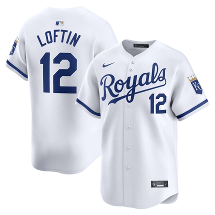 Nick Loftin Kansas City Royals 2024-2025 Home Limited White Jersey