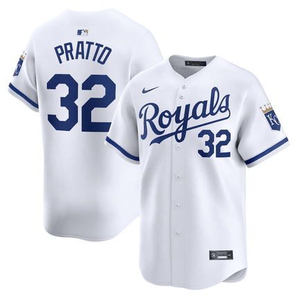 Nick Pratto Kansas City Royals 2024-2025 Home Limited White Jersey