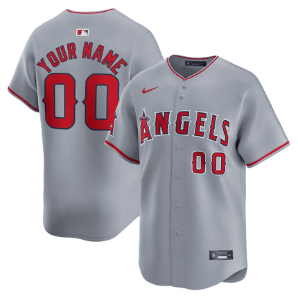 Custom Los Angeles Angels 2024-2025 Away Limited Gray Jersey