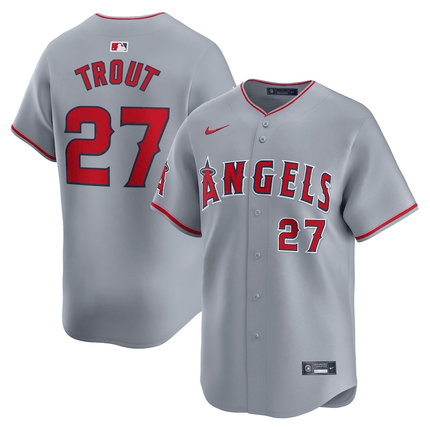 Mike Trout Los Angeles Angels 2024-2025 Away Limited Gray Jersey