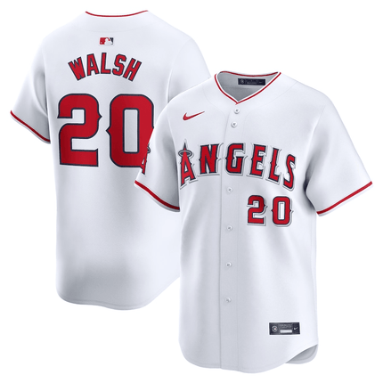 Jared Walsh Los Angeles Angels 2024-2025 Home Limited White Jersey