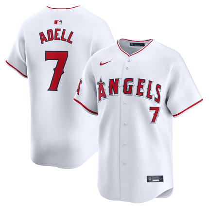 Jo Adell Los Angeles Angels 2024-2025 Home Limited White Jersey
