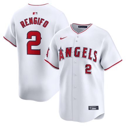 Luis Rengifo Los Angeles Angels 2024-2025 Home Limited White Jersey