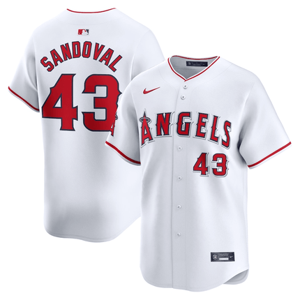 Patrick Sandoval Los Angeles Angels 2024-2025 Home Limited White Jersey