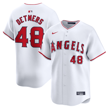 Reid Detmers Los Angeles Angels 2024-2025 Home Limited White Jersey