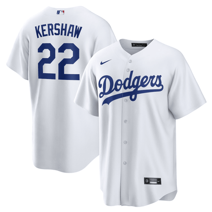Clayton Kershaw Los Angeles Dodgers 2024-2025 Home White Jersey