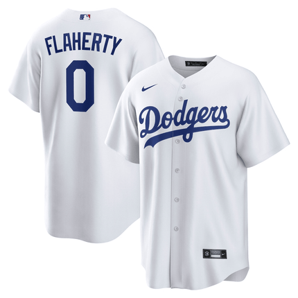 Jack Flaherty Los Angeles Dodgers 2024-2025 Home White Jersey