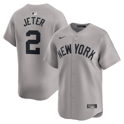 Derek Jeter New York Yankees 2024-2025 Away Limited Player Gray Jersey