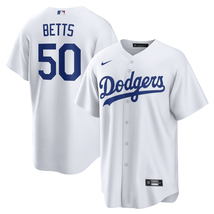 Mookie Betts Los Angeles Dodgers 2024-2025 Home White Jersey